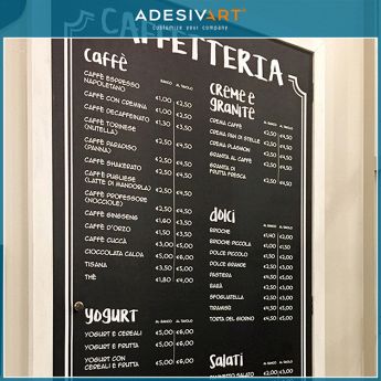 AdesivArt - Customize your company Pannello menu da interno