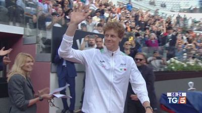 Torna Sinner a Roma stasera Inter-Barça