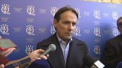 Simone Inzaghi: "Thuram e Lautaro al lavoro, per Lautaro serve un po' di pazienza"