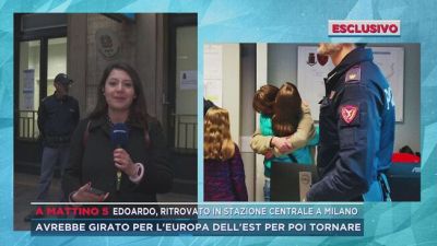 Edoardo, ritrovato in stazione a Milano