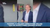 Modric a Milano, le prime immagini