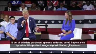 Trump si vanta: "Sapete, sparano solo ai presidenti importanti"
