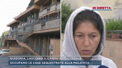 Guidonia, ecco le case occupate dai rom