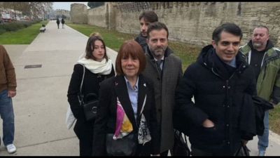 Giséle Pelicot in tribunale nel giorno della sentenza