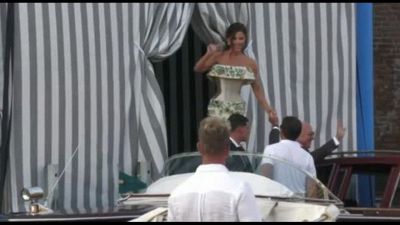 Jeff Bezos e Lauren Sanchez alla festa pre matrimonio a Venezia