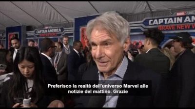 Harrison Ford alla prima a L.A. di 'Captain America: Brave New World'