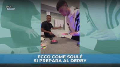 Ecco come Soulé si prepara al derby