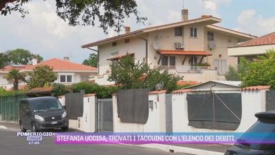 Stefania uccisa, trovati i taccuini con l'elenco dei debiti