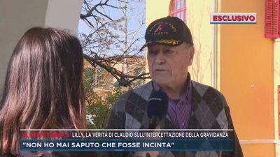 Lilly, la verità di Claudio sull'intercettazione della gravidanza