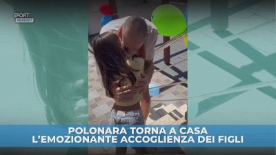 Polonara torna a casa dopo il primo ciclo di cure
