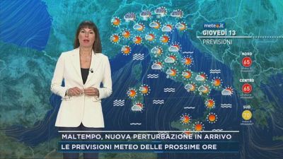 Maltempo, nuova perturbazione in arrivo
