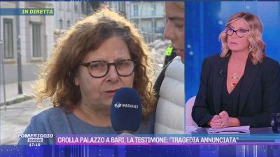 Crolla palazzo a Bari, la testimone: "Tragedia annunciata"