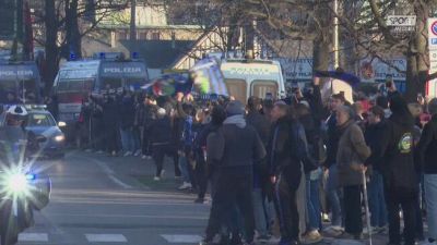 Derby, arriva il bus dell'Inter