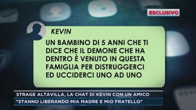 Strage Altavilla, la chat di Kevin con un amico