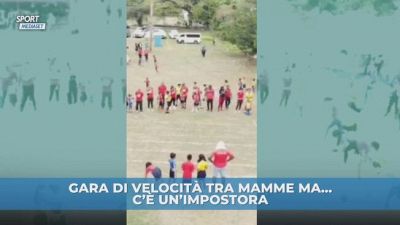 Gara di velocità tra mamme ma c'è un'impostora
