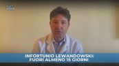 Lewa fuori almeno 15 giorni