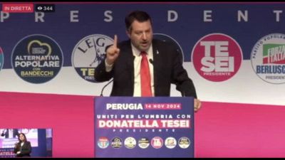 Elezioni Umbria, Salvini: "Entrato e uscito dal carcere a Perugia..."