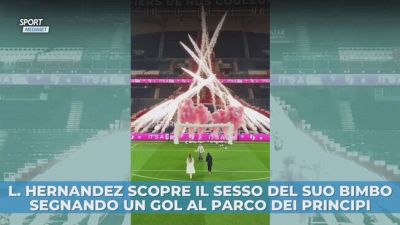 Lucas Hernandez scopre il sesso del suo bimbo segnando un gol al Parco dei Principi