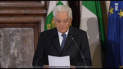Mattarella: convergenza su interessi nazionali, non dividersi