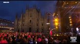 Radio Italia Live, in Duomo a Milano 20mila persone per il concerto