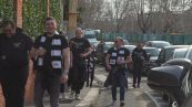 I tifosi dell'Eintracht invadono Roma