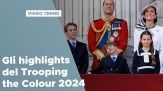 Dal ritorno di Kate alle smorfie di Louis: gli highlights del Trooping the Colour 2024