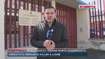 Giallo Aosta, in mattinata la conferenza per tutti i dettagli
