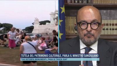 Tutela del patrimonio culturale, parla il ministro Sangiuliano