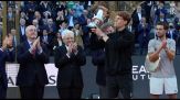 Tennis, la giornata storica di Mattarella al Foro Italico