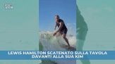 Hamilton scatenato sulla tavola