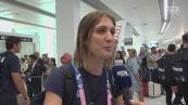 La vittoria di Errigo: "Sono qui con la mia famiglia da portabandiera"