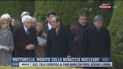 Breaking News delle 16.00 | Mattarella, monito sulla minaccia nucleare