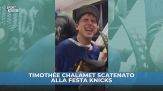 Chalamet scatenato con i Knicks