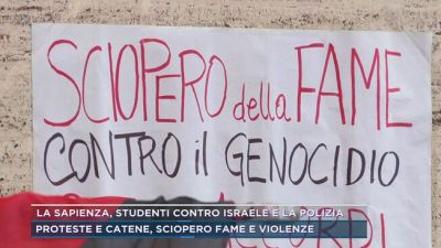 La Sapienza, studenti contro Israele e la polizia