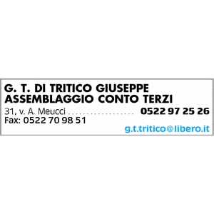 G. T. di Tritico Giuseppe ASSEMBLAGGI AUTOMATICI