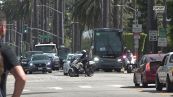 Inter, l'arrivo in hotel a LA