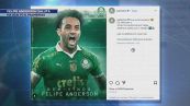 Felipe Anderson saluta