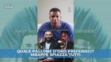 Mbappé spiazza tutti sul pallone d'oro