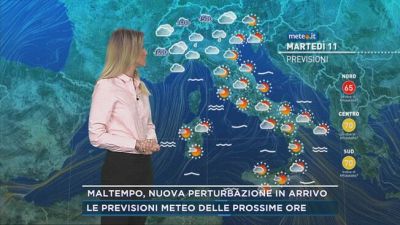 Maltempo, nuova perturbazione in arrivo