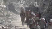 L'esercito israeliano si ritira, marea umana rientra a Gaza City