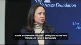 Machado: in Venezuela "una vera transizione verso la democrazia"