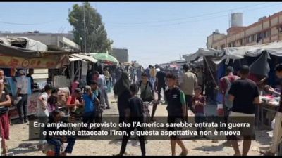 A Gaza la reazione agli attacchi americani in Iran: "Era prevedibile"