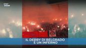 Stella Rossa-Partizan Belgrado: spettacolo infernale sugli spalti