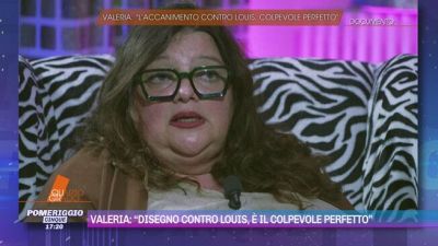 Valeria Bartolucci: "Disegno contro Louis, è il colpevole perfetto"