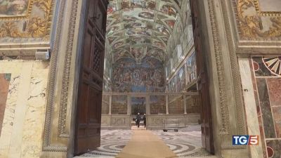 Lunedì 2 congregazioni, la Cappella Sistina quasi pronta