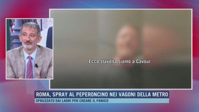 Roma, spray al peperoncino nei vagoni della metro