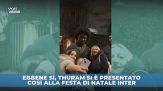 Thuram show alla festa di Natale