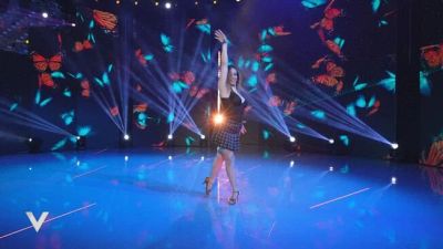 L'esibizione di Alessia Pecchia