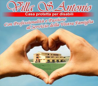 Casa protetta per disabili e casa di cura villa Sant' Antonio LOCANDINA CLIENTE
