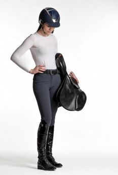 pantaloni tessuto tecnico per equitazione made in italy